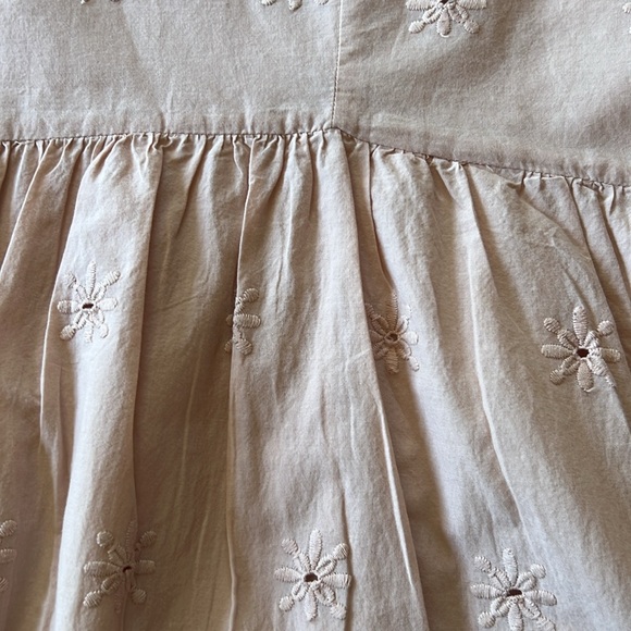 NWT Ann Taylor Loft Eyelet Scallop Flutter Sleeve Pink Blush Dress Womens Sz XXL - Picture 9 of 16